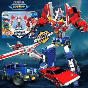 Tobot V Galaxy Detective Transform Robot - King Titan 3-in-1 Mecha Car Toy - Picture 1 of 6