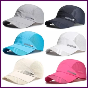 Schnelltrocknende Herren Baseball Cap für Sport Cool Mesh Sommer Damen Sonnenhut Angeln - Bild 1 von 23