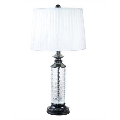 Dale Tiffany GT18316 Evelyn Table Lamp Ebony Black - Image 1 of 2
