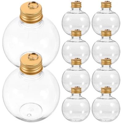  10 Stück 150 ml befüllbare Weihnachtsbaumdekorationen für Wasserflaschen, - Bild 1 von 4