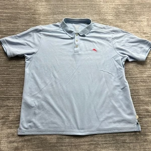 Tommy Bahama Hemd Größe XXL Herren Polo Hawaii Island Zone Kragen blau - Bild 1 von 9