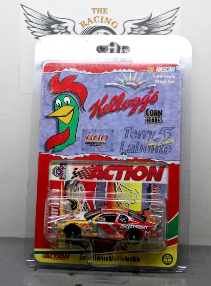 1998 Terry Labonte Kellogg's 600 Consecutive Starts 1/64 Action NASCAR Diecast - Image 1 of 1