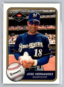 Fleer Platinum #387 2001 José Hernández - Imagen 1 de 2