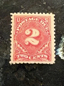 Scott # J62 - ONE 2 CEMT 1917 POSTAGE DUE STTAMP - VF - OG - MNH - Picture 1 of 2
