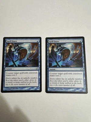 Magic The Gathering Spell Snare 64/229  (Modern Masters) x2 - Image 1 of 2