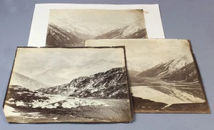 KAGHAN valley MOUNTAINS c1865 THREE big albumen photographs PAKISTAN Abbottabad - Picture 1 of 6