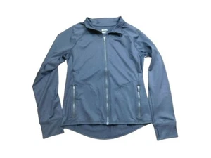 Zella Size 8/10 Girls Black Zip Front Active Knit Jacket NWT $55 - Picture 1 of 2