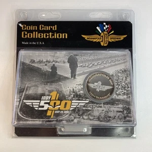 Tarjeta de moneda de plata Indianápolis 500 2016 100th Running IMS Collector - Imagen 1 de 3