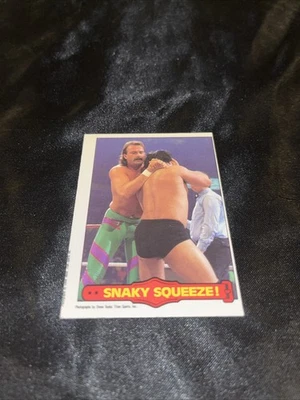 Estrellas de lucha libre profesional O-Pee-Chee 1985 Jake Roberts #10 casi nuevo **envío gratuito** Foto 1 de 4