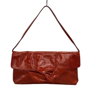 Auth FURLA - Red Patent Leather Shoulder Bag - Picture 1 of 12