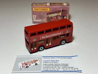 Matchbox Special Limited Edition, MB 17 Leyland Titan Bus „1 of 36“  - Bild 1 von 4