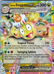 Alolan Exeggutor ex - 133/191 Holofoil Double Rare SV08: Surging Sparks - Picture 1 of 1