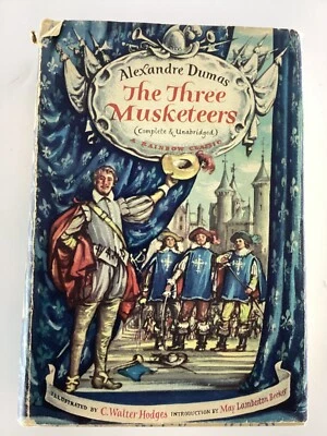 Alexandre Dumas, The Three Musketeers. Rainbow Classics, 1957. HC/DJ. VERY GOOD! - Image 1 of 4