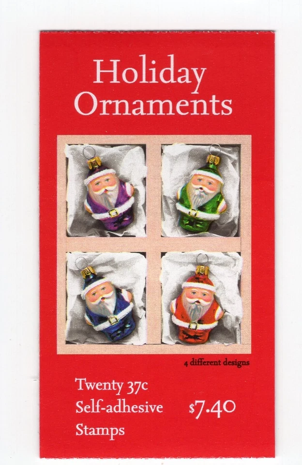 2004 37 cent Christmas Ornament complete booklet of 20 Scott #BK298, Mint NH - Image 1 of 1