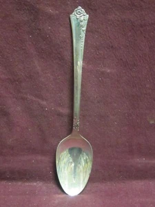 Sterling Oneida DAMASK ROSE TEASPOON 6 1/8" 31 grams  No Monogram - Picture 1 of 5