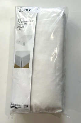 IKEA OLEBY Falda Cama Blanca Talla King 202.241.22 Nueva Foto 1 de 4