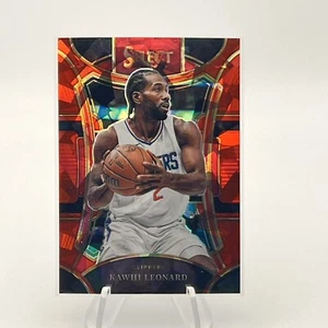Kawhi Leonard 23-24 Panini Select Red Cracked Ice Prizm MEZZANINE #377 🔥🔥 - Picture 1 of 2