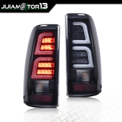 Fit For 99-2006 Chevy Silverado GMC Sierra Rear Brake Lamps LED TUBE Tail Lights - Image 1 of 4