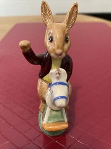Bunnykins Royal Doulton Hase *Tally Ho* DB12 Figur Schaukelpferd Vintage 74 - Bild 1 von 5