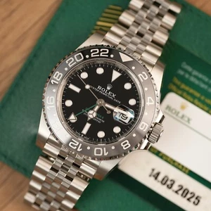 NEW 2025 Rolex GMT-Master II Jubilee BRUCE WAYNE 126710 GRNR BOX New March 2025 - Picture 1 of 9
