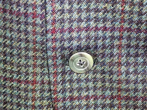 Ecc! CAPPOTTO SPORTIVO BURBERRYS VINTAGE, CHECK PIED DE POULE, COMPLETAMENTE FODERATO, SENZA SFIATO, taglia 44 - Foto 1 di 11
