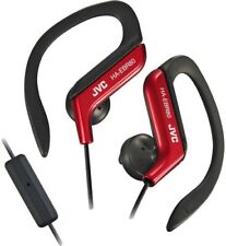 JVC Ha-Ebr80-R Sport Clip Earphones With Microphone (Red) [New Headphone] Red,
