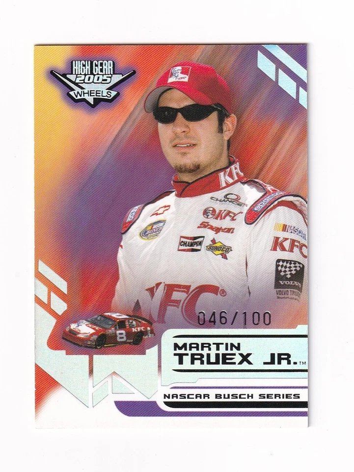2005 High Gear MPH NUMBERED PARALLEL #M28 Martin Truex Jr. #046/100! SCARCE! - Image 1 of 1