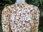 NWT $228 Prairie Floral 7 For All Mankind Boho Button Up Blouse Top Medium M New