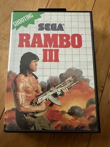 Rambo III (Sega Master System) COMPLETE CIB Tested/Authentic - Picture 1 of 3