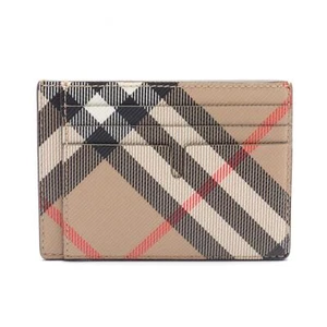 BURBERRY Tarjetero 8091910 PVC recubierto de lona Beige Multicolor NUEVO unisex - Imagen 1 de 4