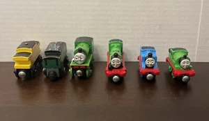 Thomas & Friends Railway Train Lot Of 6 Die-Cast And Wood Percy Henry - Picture 1 of 16