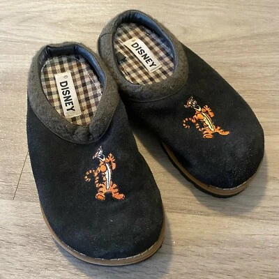 Disney Baby Black Leather Closed Toe Slip On Casual Clog Shoes Size US 1 - Image 1 of 4