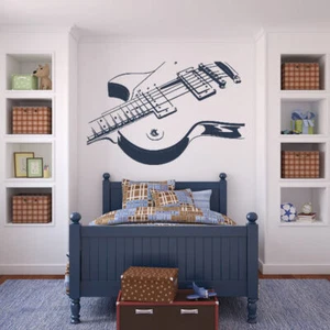 Calcomanía de vinilo pegatina de arte de pared para guitarra eléctrica Les Paul grande X (AS10013) - Imagen 1 de 2