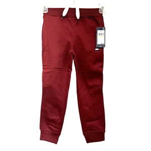 NWT Tommy Hilfiger Logo Joggers. Unisex Sz 4. Biking Red. Drawstring - Picture 1 of 4