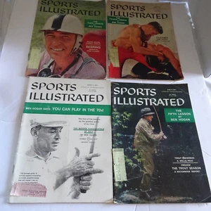 1957 Sports Illustrated 4 issues with 4 lessons by BEN HOGAN on Golf Fundamental - Picture 1 of 23
