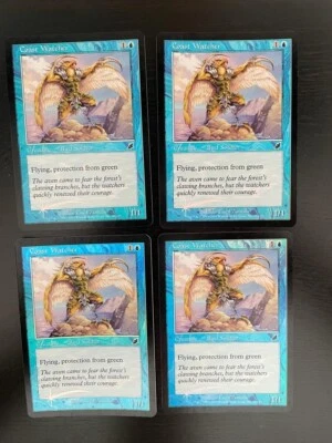 MTG 4X FOIL SCOURGE COAST WATCHER NM MAGIC THE GATHERING COMMON BLUE CREATURE - Image 1 of 4