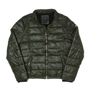 GUESS Puffer Jacket Green Womens XL - Picture 1 of 6