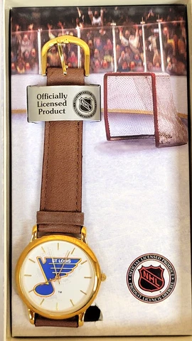NHL St. Louis Blues Men's Watch, New (NHLQA003-BLU) Cover