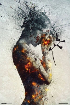 POSTERSERVICE Laminated Deliberation by Mario Sanchez Nevado Poster Art Print 24.5 x 36.5