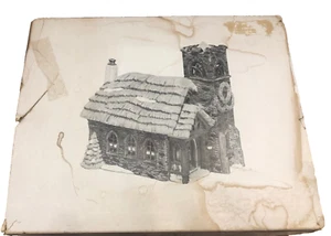Department 56 Dickens Village Series Ivy Glen Church Retired Orig Box w/ Light - Picture 1 of 8