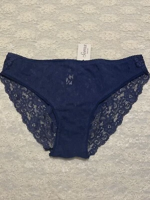 Bikini descarado de encaje Soma Embraceable M azul marino Foto 1 de 4