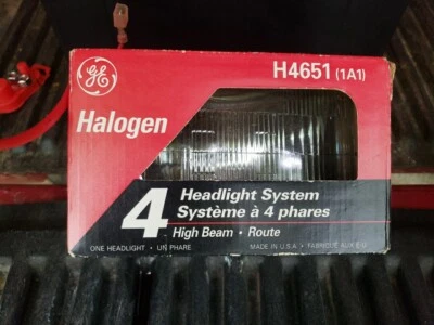 GE General Electric Halogen One Headlight System High Beam H4651 USA 4651 NEW - Image 1 of 4