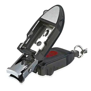 BRANDNEU TASCHENGRÖSSE TRAGBAR MINI SCHLÜSSELRING NAGELKNIPSER/REISE/CAMPING - Bild 1 von 5