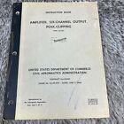 US Depart. Of Commerce Civil Aeronautics Admin Amplifier, Instructions june 1948