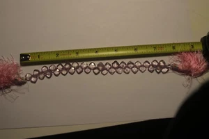 Amethyst Pink Checker Lazer Faceted Cushion Briolettes - Picture 1 of 3