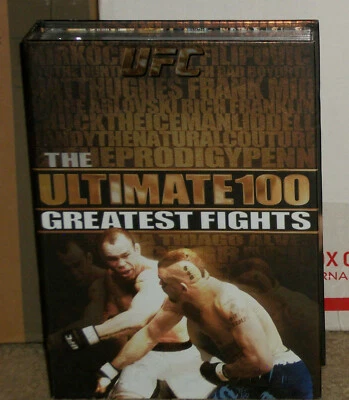 Ultimate Fighting Championship The Ultimate 100 Greatest Fights DVD 8-Disc Set Foto 1 de 2
