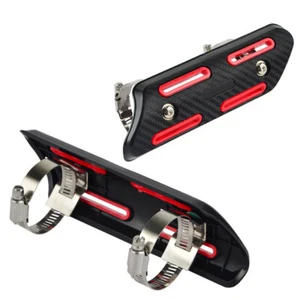 Motorcycle Exhaust Pipe Heat Shield Cover Guard For 4 STROKE Honda CRF250 Suzuki - Picture 1 of 3