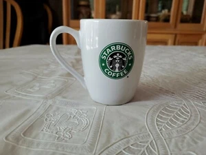 Starbucks 2008 Coffee Mug Green Siren Mermaid Logo 10.2 oz White Classic - Picture 1 of 6