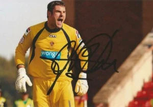 BLACKPOOL: MATT GILKS SIGNED 6x4 ACTION PHOTO + COA - Bild 1 von 1