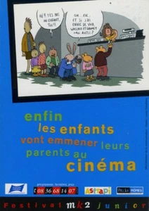 TRONDHEIM CARTE POSTALE ANNONCE FESTIVAL MK2 JUNIOR  BLEUE - Imagen 1 de 1